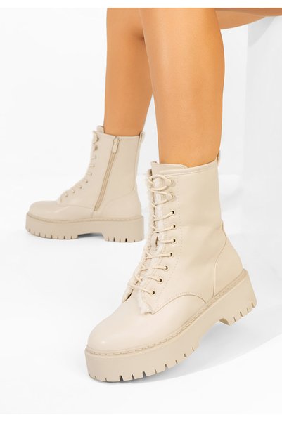 B T Shoes Bocanci damă Alettia bej