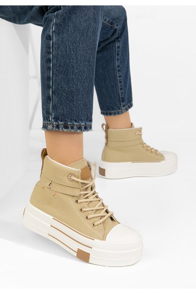 B T Shoes Tenisi inalti dama Sharita kaki