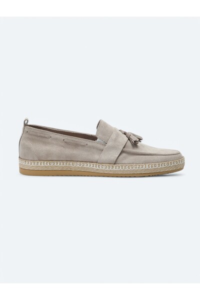 Kip Bej Süet Smart Casual Ayakkabı