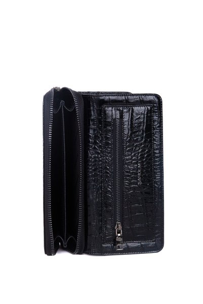ŞAHDEM Genuine Leather Zippered Women's Wallet