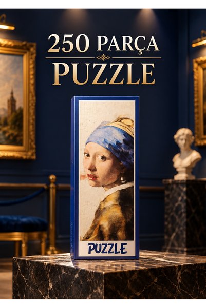 Pembe Pasaj 250 Parça Puzzle İnci Küpeli Kız