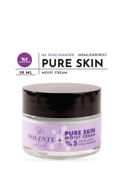 Polente Natural Pure Skın Moıst Cream - %5 Niacinamide Içeren Nemlendirici Kr...