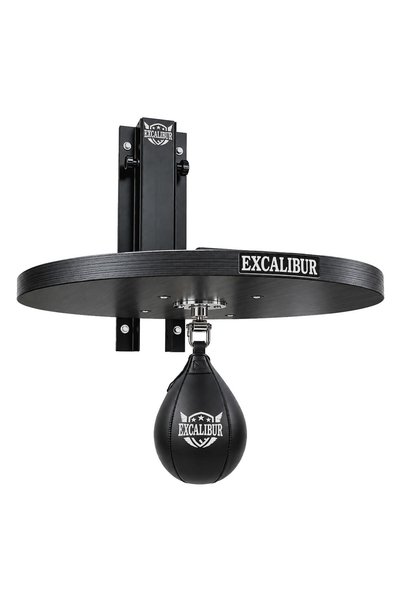 Excalibur Punching Ball Set Height Adjustable Black