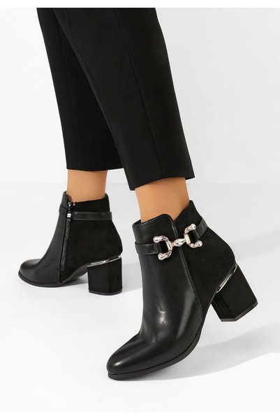 B T Shoes Botine dama elegante Safia negre