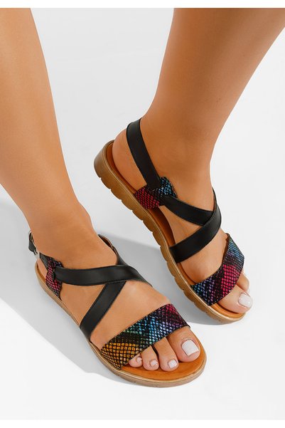 B T Shoes Sandale dama Tamala multicolore