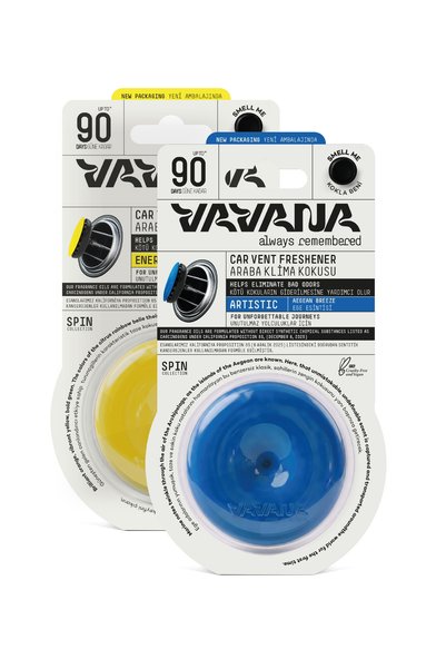 VAVANA Araba Klima Kokusu, Spin Oto Kokusu, Profesyonel Otomobil Kokusu - Ene...