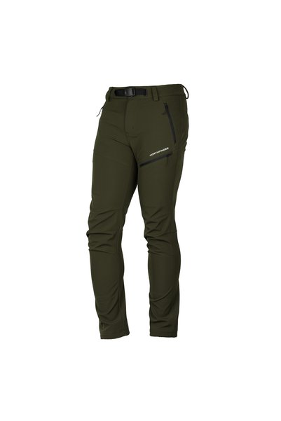 NORTHFINDER BLAZEJ – pantaloni de drumeție softshell pentru bărbați, Verde