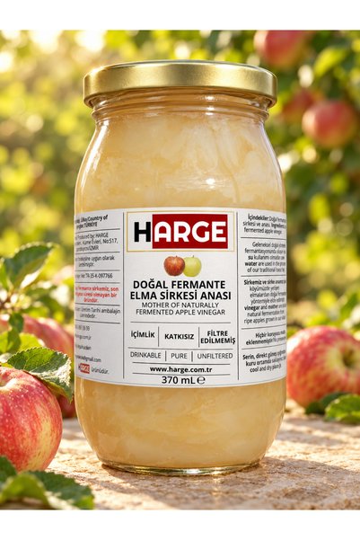 Doğal Bizden Doğal Fermante Elma Sirke Anası 370ml Cam