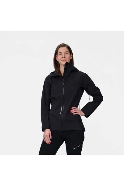 NORTHFINDER DRACIA – jachetă de schi de tură hardshell 3L pentru femei, Negru