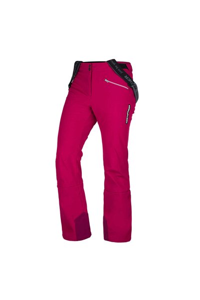 NORTHFINDER POLLUX – pantaloni de schi softshell pentru femei, Rosu