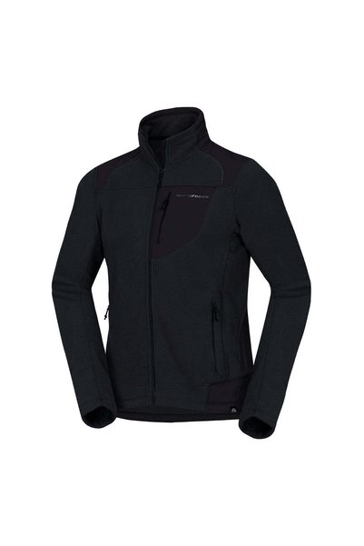 NORTHFINDER BENDIK – bluză fleece de drumeție pentru bărbați, Negru