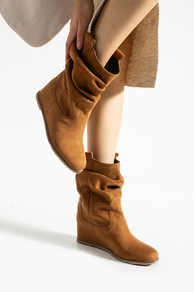 CICIKIZ Bellows Hidden Heel Boots