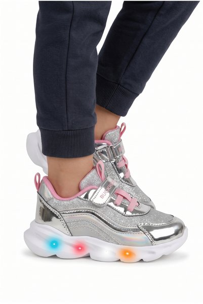BUCKHEAD ® | Shiny Işıklı 2-8 Yaş Kız Çocuk Bebek Spor Ayakkabı – Parlak Tasa...