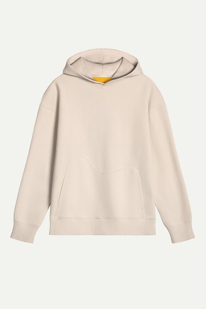 KAFT Hanorac unisex crem, simplu, relaxant |   Houden - Os