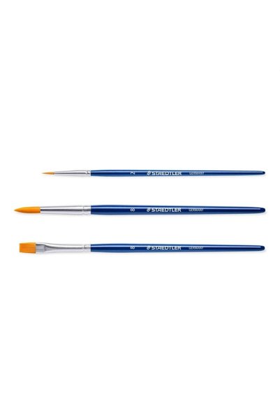 Staedtler set de 3 pensule din lemn