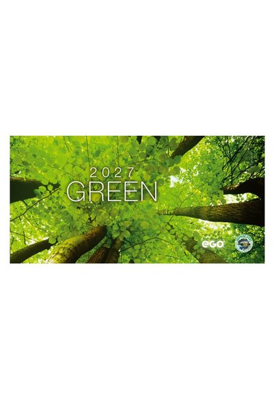 Ego GREEN DESK CALENDAR 13 SHEETS