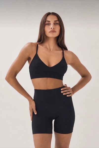 Zeia Boly Model Thin Strap Padded Sports Bra