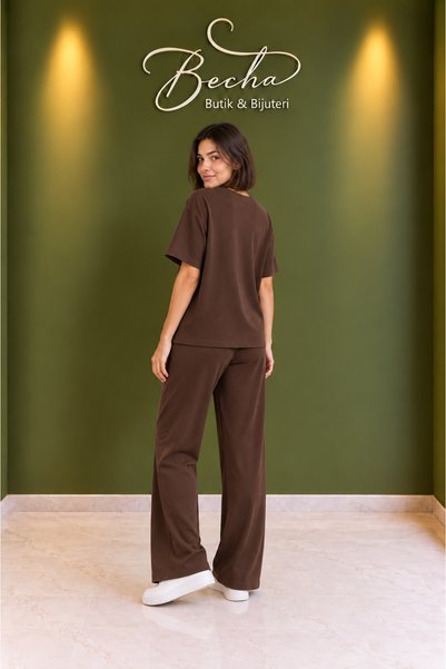 Becha Butik Çimalı Crew Neck Set