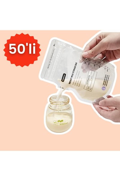 BEBEBAO Breast Milk Storage Bag 200 ml 50's