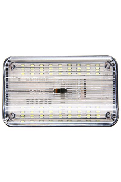 Choice GT-699 Car Interior Roof Lights White Rectangular Car Doom Light Roof ...