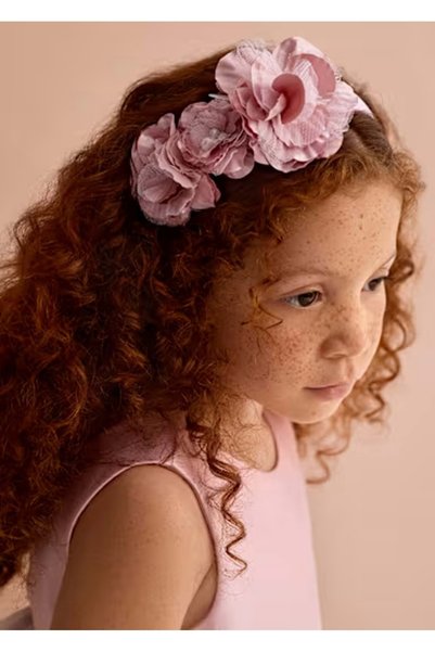 MAYORAL Abel&Lula Girl's Hair Crown Pudra