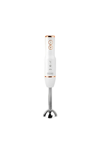 OEM Ραβδομπλέντερ HM-6648S 500W με ανοξείδωτη ράβδο και 2 ταχύτητες σε λευκό ...