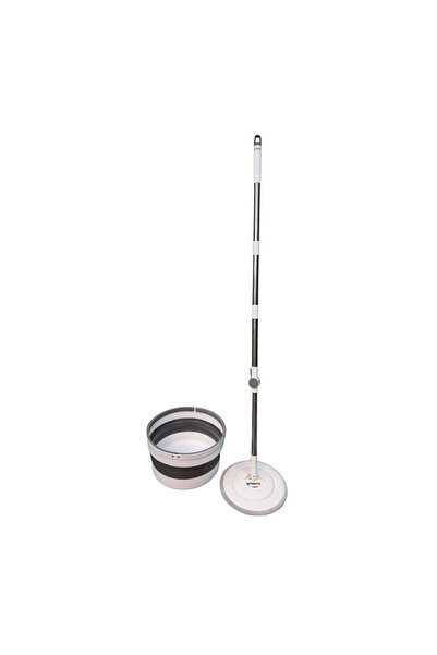Hausberg Mop rotativ cu găleată pliabilă HB-H502, gri