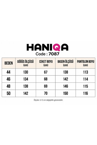 HANIQA Set de damă cu detalii dinamice în linii