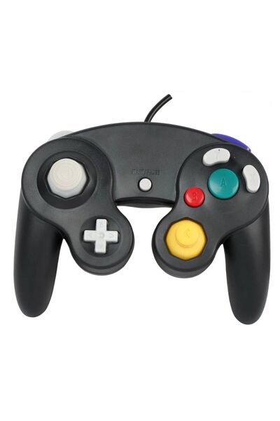 OEM Ενσύρματο χειριστήριο για Wii Nintendo Gamecube σε μαύρο χρώμα