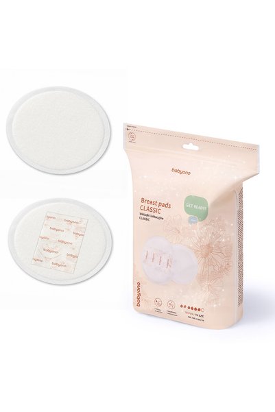 Babyono Tampoane superabsorbante pentru san clasice, 70 bucati ambalate indiv...