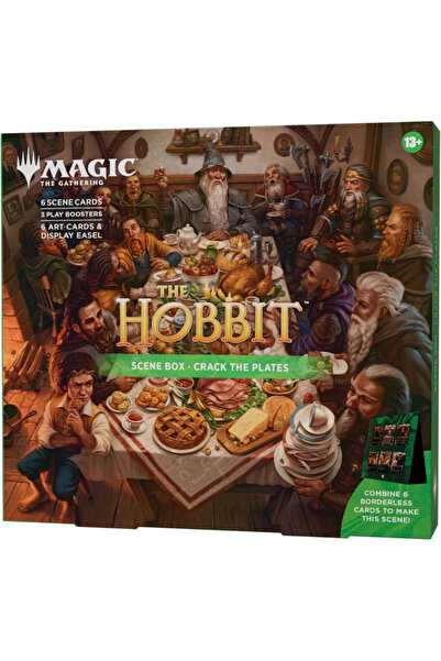 Wizards of the Coast MTG The Hobbit Scene Box - 6 Cartonașe cu Scene + 3 Boos...