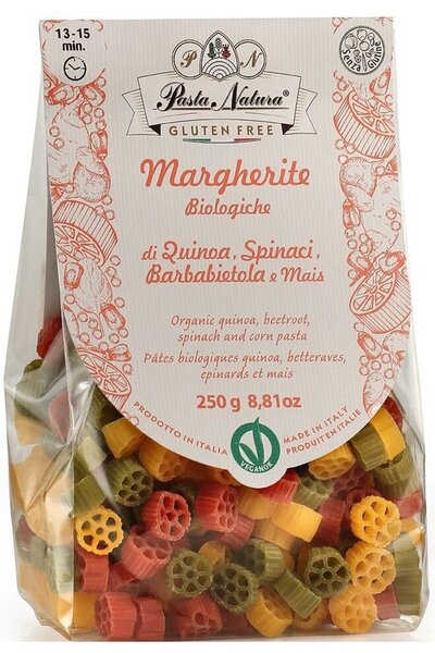 Pasta Natura Paste margarete tricolore bio fara gluten, 250g