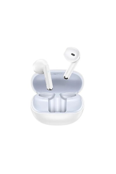 Remax CozyBuds W16 ασύρματα Bluetooth ακουστικά με θήκη φόρτισης σε λευκά χρώμα