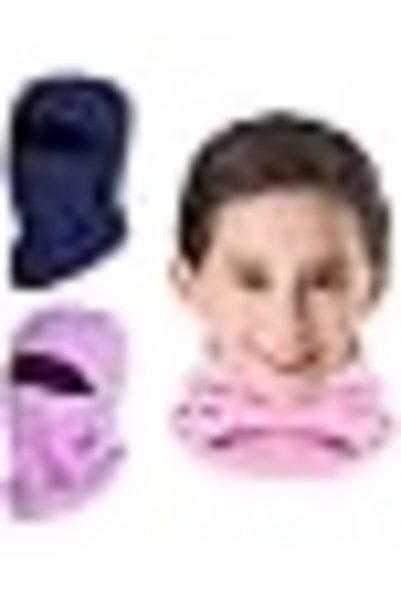 Generic 2 Pack Kids Balaclava Face Mask for Boy Girl, Winter Hat Ski Mask for...