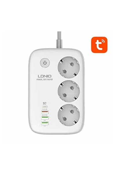OEM Έξυπνο πολύπριζο Wi-Fi - λευκό LDNIO SEW3452