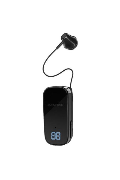 OEM In-ear Bluetooth Handsfree ακουστικό πέτου μαύρο Borofone K60