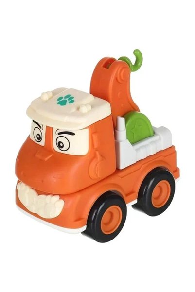 OEM Παιδικό Pull Back δομικό όχημα S206 σε πορτοκαλί χρώμα