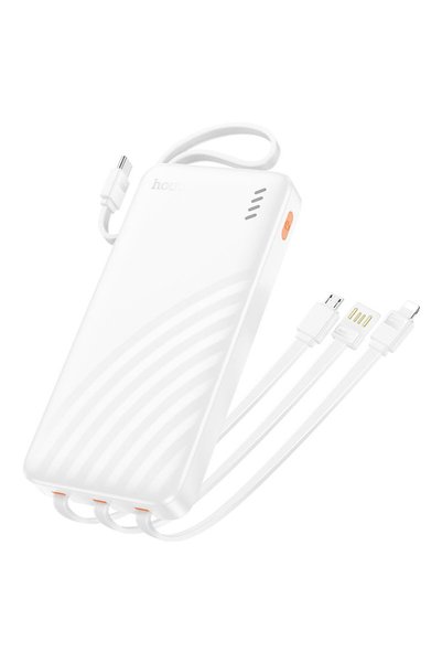 Hoco J146 “Night Tide” Power Bank 10000mAh με 4 καλώδια και ένδειξη LED σε λε...