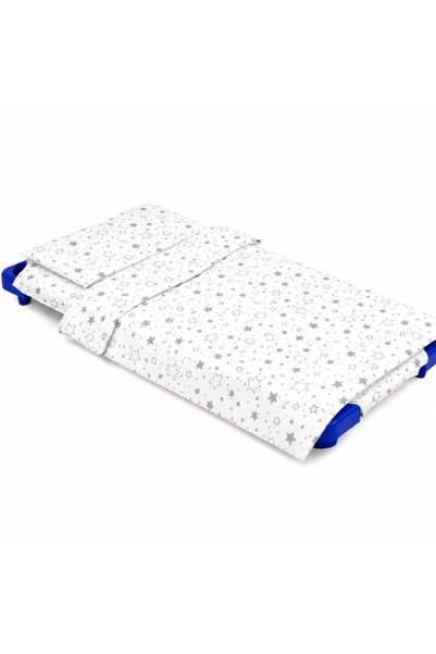 Kidizi Complete set of stackable kindergarten bed linen 6 pieces 133x58 cm - ...