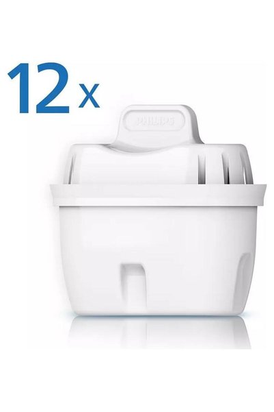 Philips Set of 12 Micro X-Clean Filters AWP213/58 (White)