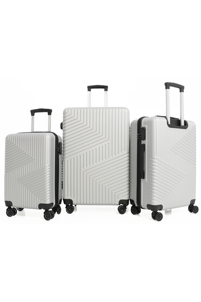 MORANO Murano 3 Piece Unisex Luggage Set 28" - 24" - 20".