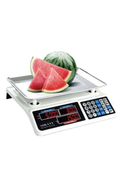 OEM Ηλεκτρονική ζυγαριά 40kg/2g με οθόνη LCD Sokany SK-19088