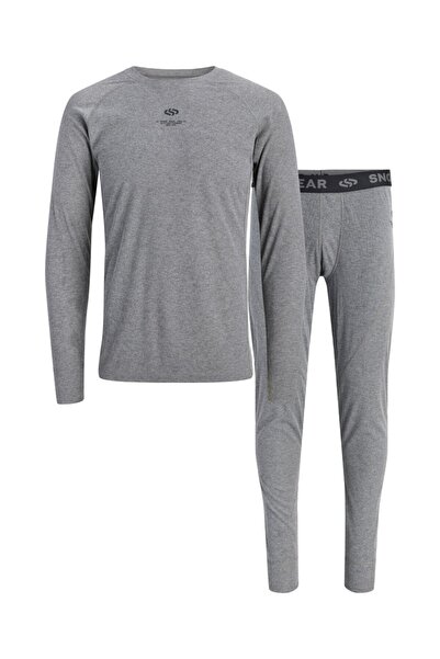 Jack & Jones Jack Jones Jaclesley Ski Baselayer Set Men's Gray Underwear
