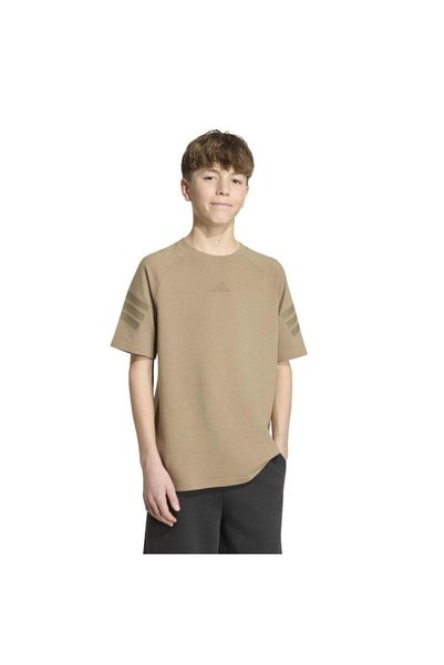 adidas KR4064-C J Fı 3S Tee Tricou pentru copii Bej