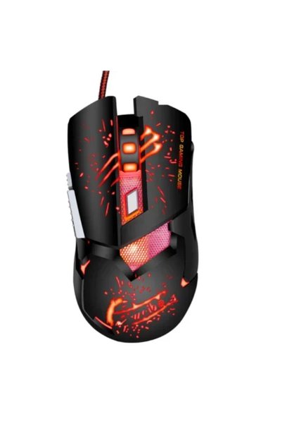 OEM Ενσύρματο ποντίκι 3200dpi 6D Weibo S10 μαύρο/Κόκκινο Gaming