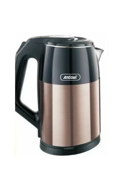 Andowl Ηλεκτρικός βραστήρας 2.3lt 1500W χρυσό Q-RS200