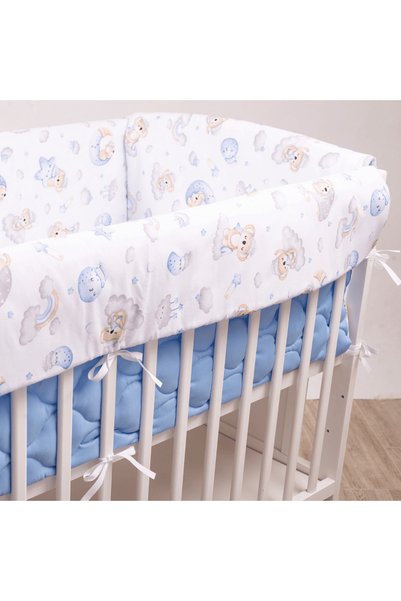 Kidizi Aparatori laterale patut inalte Maxi Koala Dream Blue pentru pat 120x6...
