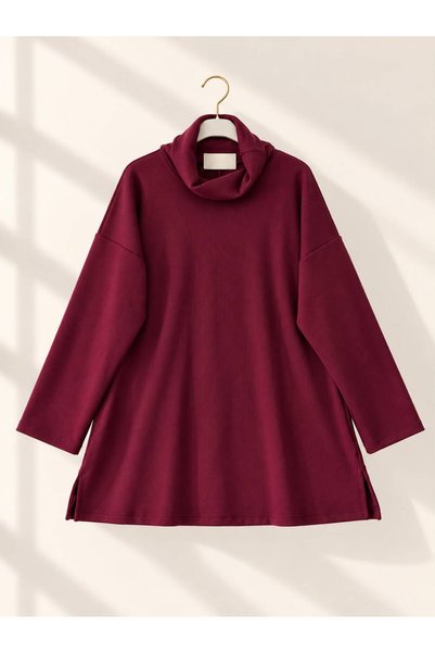 YILMAZBARMAZ Tunica moale din twill pentru femei