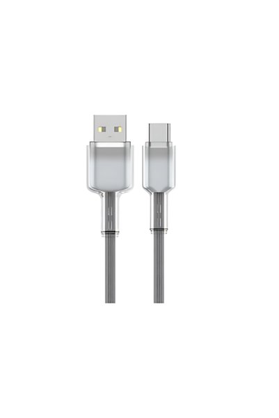 OEM Καλώδιο USB to Type-C 1m 5A TN-D062 σε γκρι χρώμα