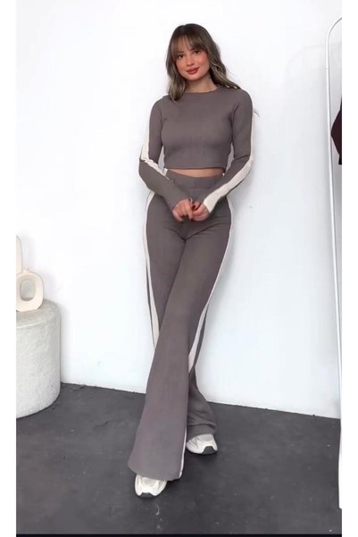 vipelmoda طقم علوي وسفلي مخطط من بيني